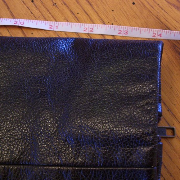 BCBG  Max Azria pebbled leather aviator flight jacket size 2 /4 /xxs/ xs - Picture 8 of 11